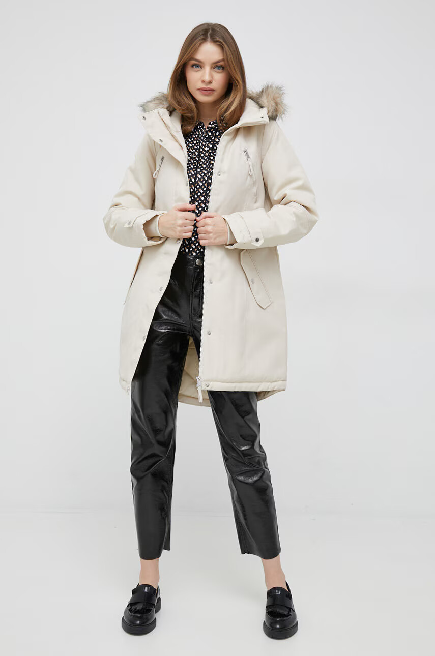 Vero Moda Яке в бежово със зимна изолация - Pepit.bg
