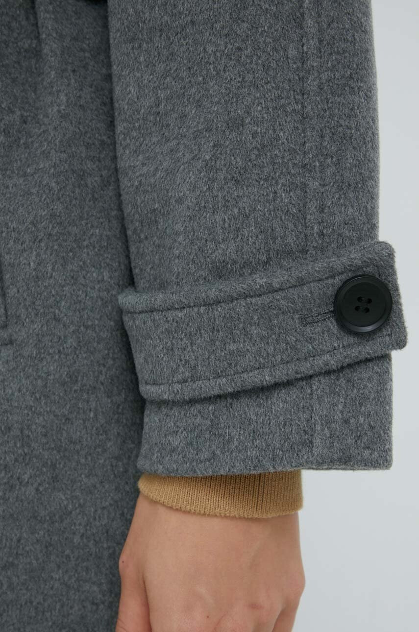 Vero Moda Палто с вълна в черно с преходна изолация - Pepit.bg