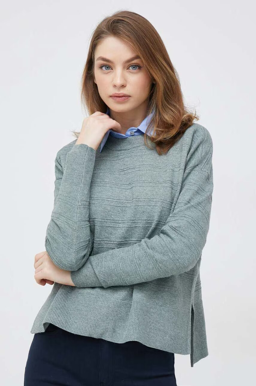 Vero Moda Пуловер дамски в зелено от лека материя - Pepit.bg