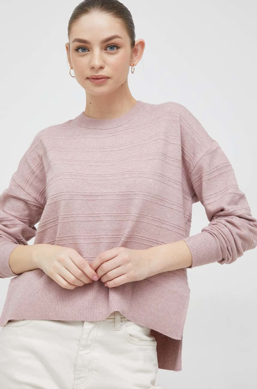 Vero Moda Пуловер дамски в розово от лека материя - Pepit.bg
