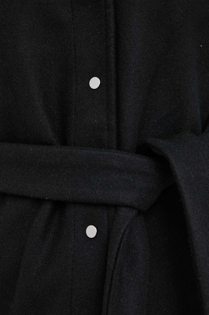 Vero Moda Риза дамска в черно със свободна кройка - Pepit.bg