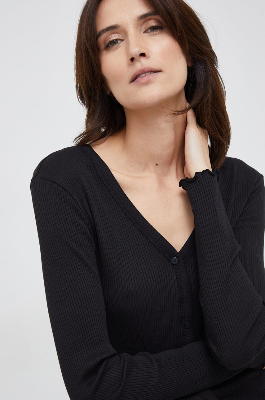 Vero Moda Рокля в черно къс модел с кройка по тялото - Pepit.bg