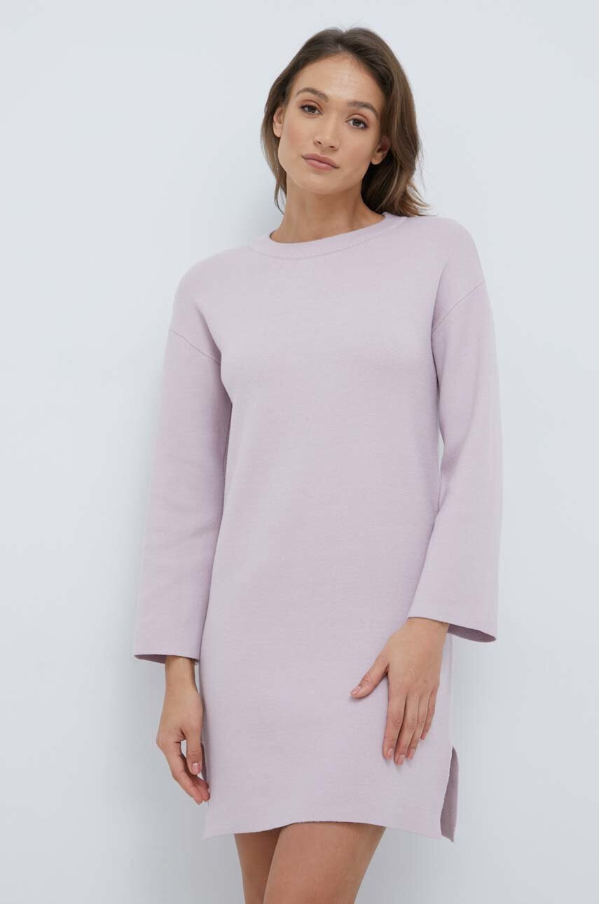 Vero Moda Рокля в лилаво къс модел със стандартна кройка - Pepit.bg