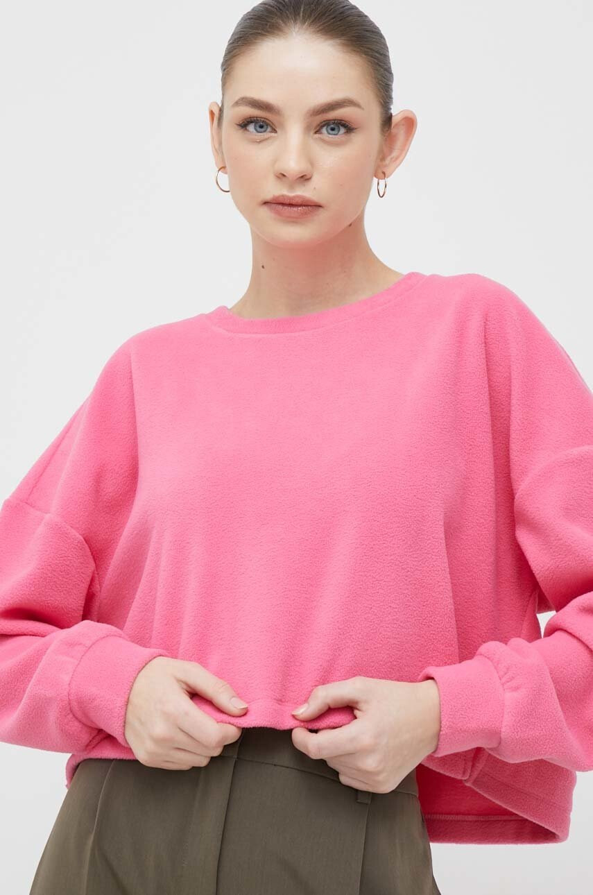 Vero Moda Суичър в розово с изчистен дизайн - Pepit.bg
