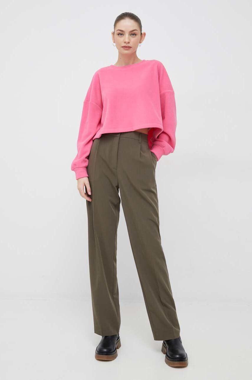Vero Moda Суичър в розово с изчистен дизайн - Pepit.bg