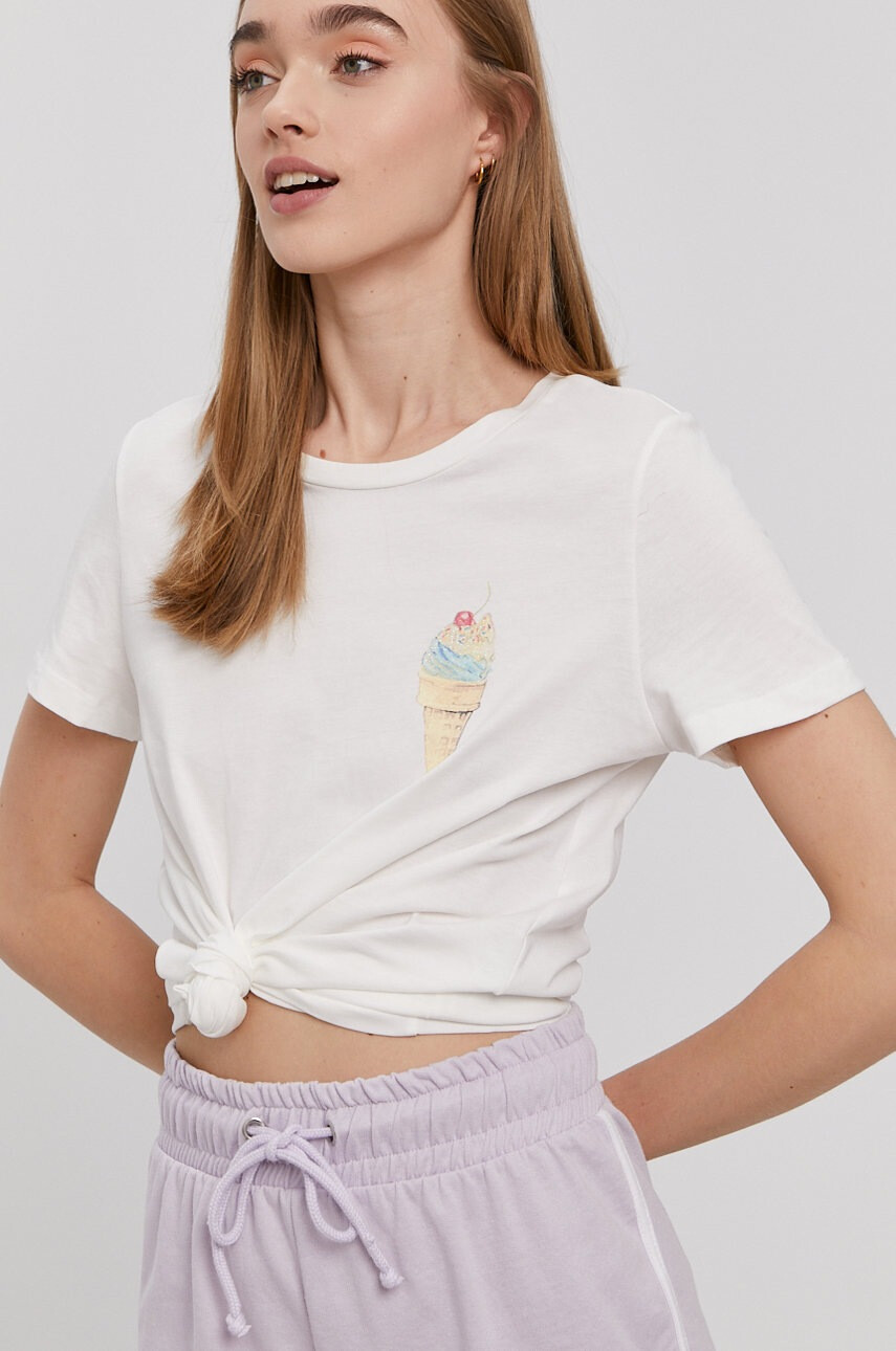 Vero Moda Тениска дамска в бяло - Pepit.bg