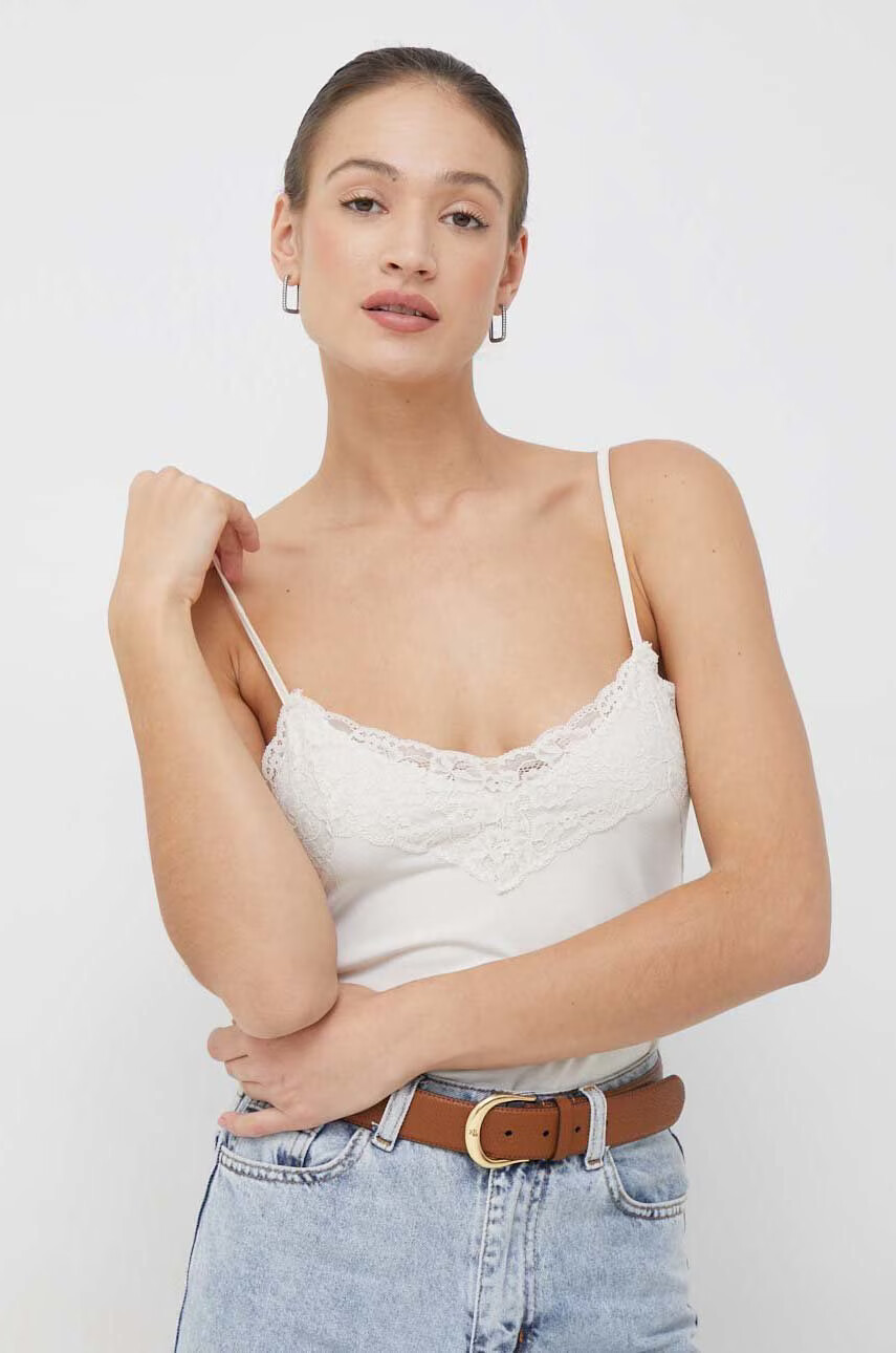 Vero Moda Топ дамски в бежово - Pepit.bg