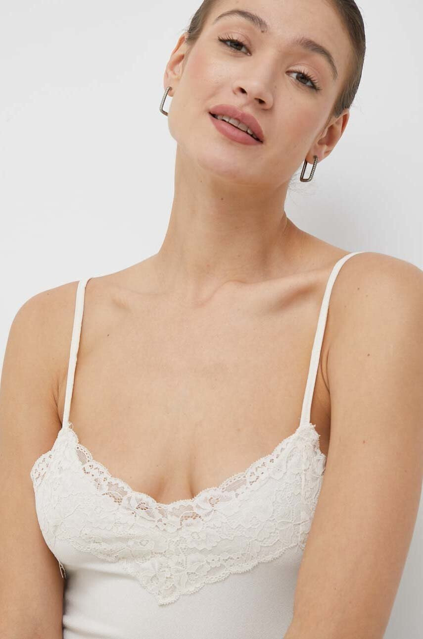 Vero Moda Топ дамски в бежово - Pepit.bg