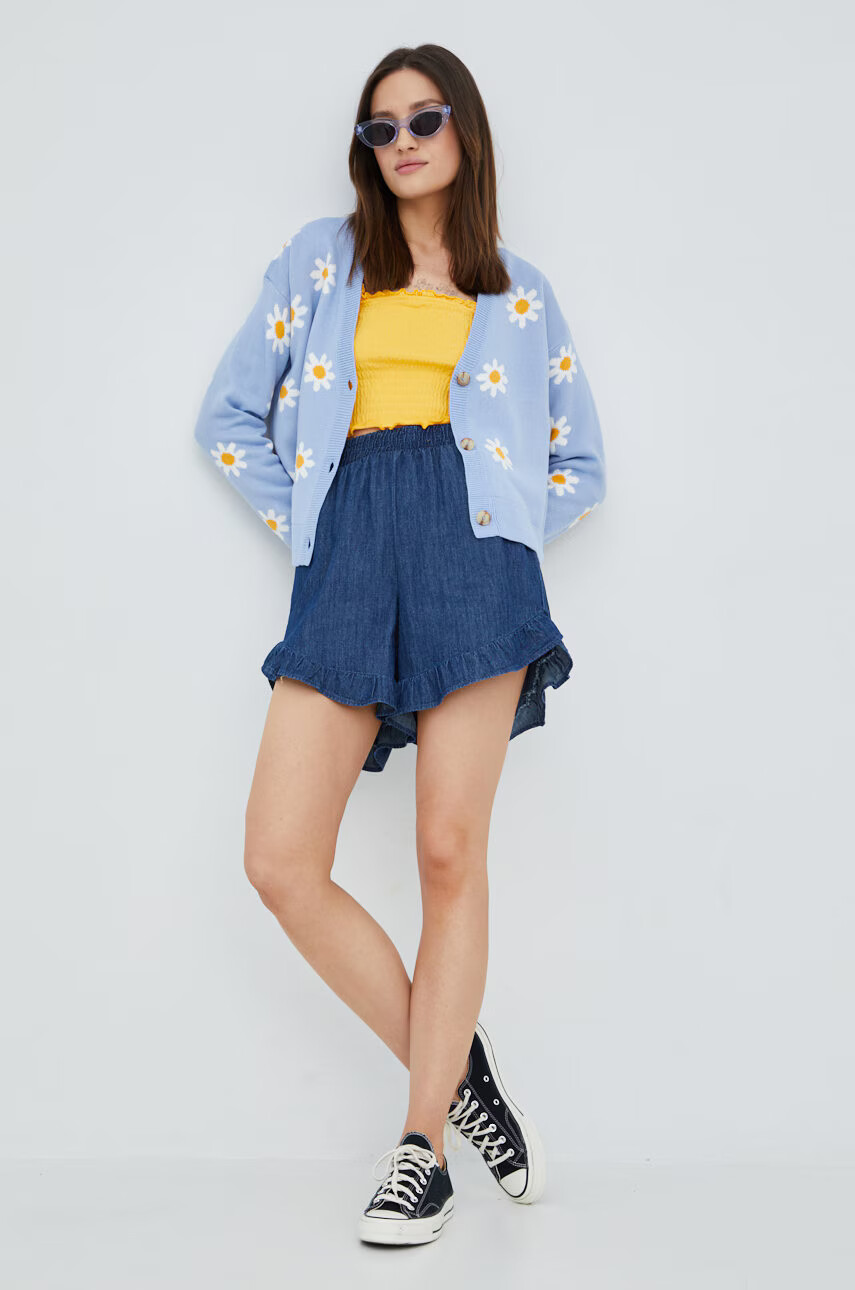 Vero Moda Топ дамски в жълто - Pepit.bg