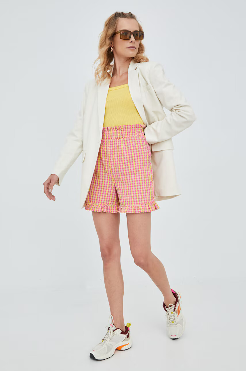 Vero Moda Топ дамски в жълто - Pepit.bg