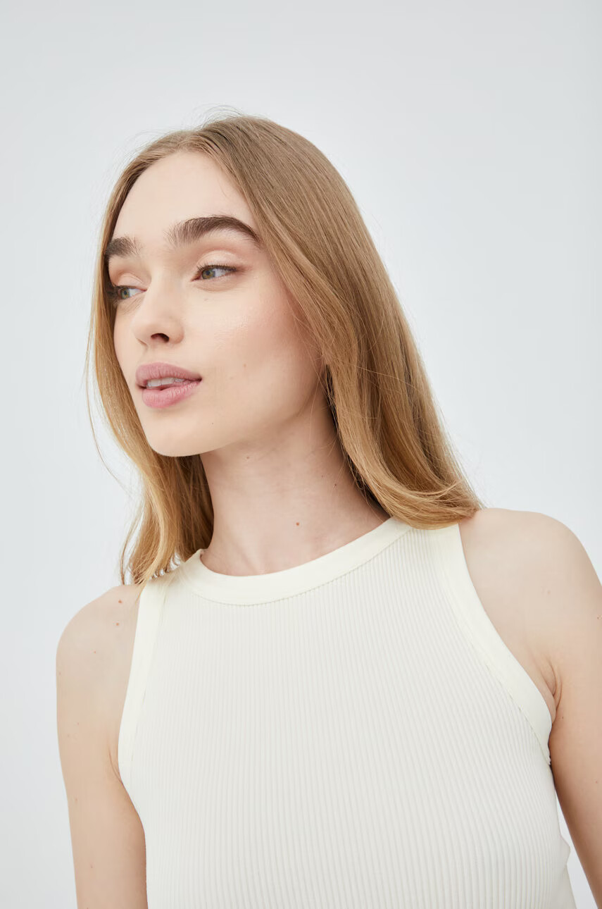 Vero Moda Топ дамски в бежово - Pepit.bg