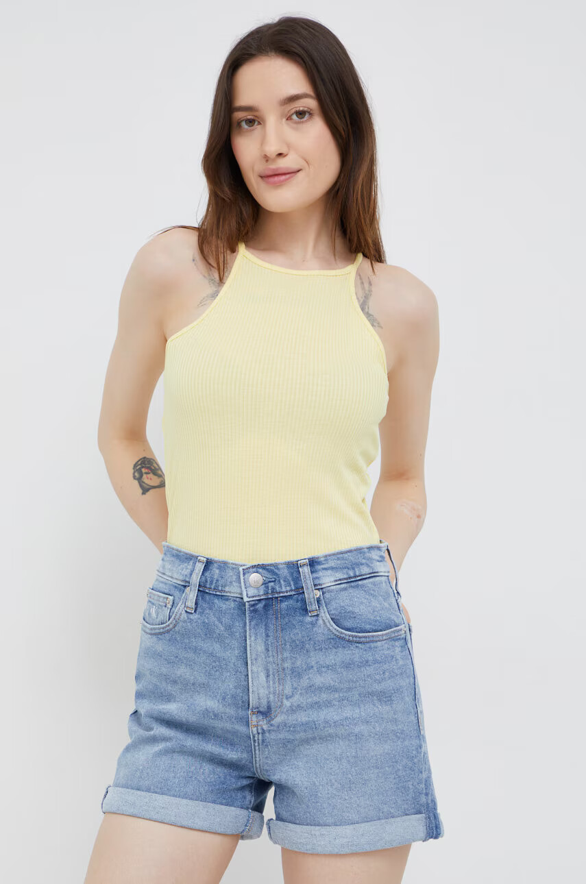 Vero Moda Топ дамски в бежово - Pepit.bg