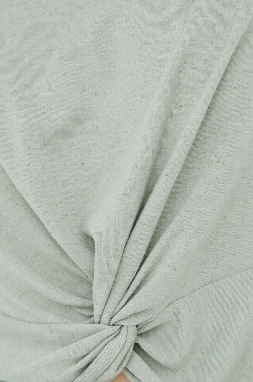 Vero Moda Топ с лен в зелено - Pepit.bg