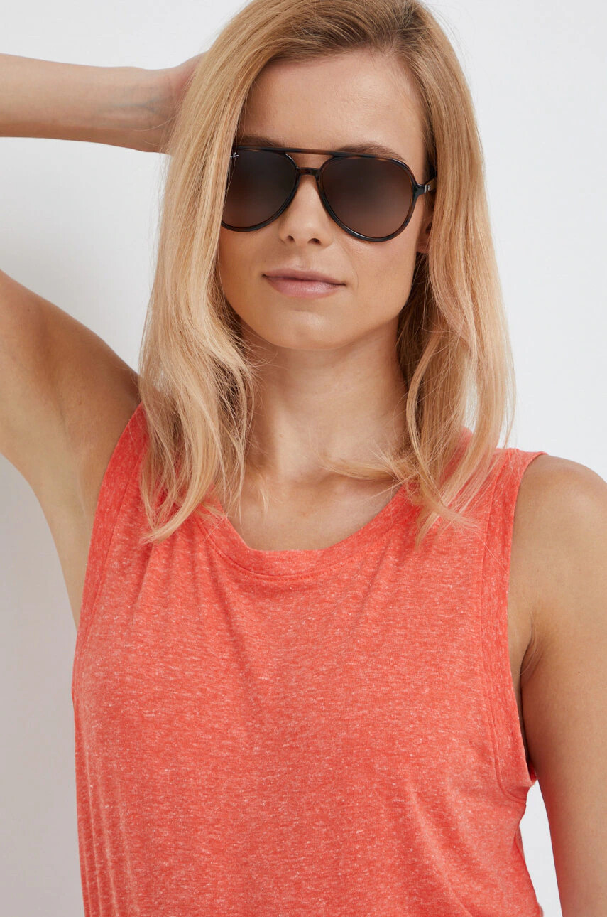 Vero Moda Топ с лен - Pepit.bg