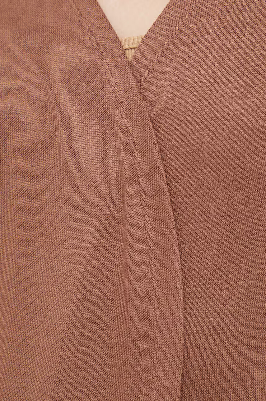 Vero Moda Жилетка в кафяво от лека материя - Pepit.bg