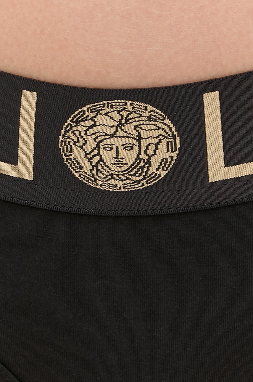 Versace Бикини тип бразилиана в черно - Pepit.bg