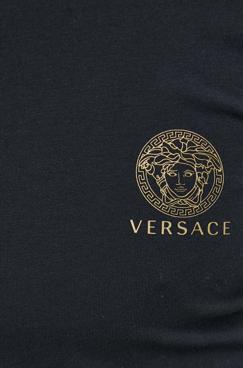 Versace Блуза с дълги ръкави в черно с принт - Pepit.bg