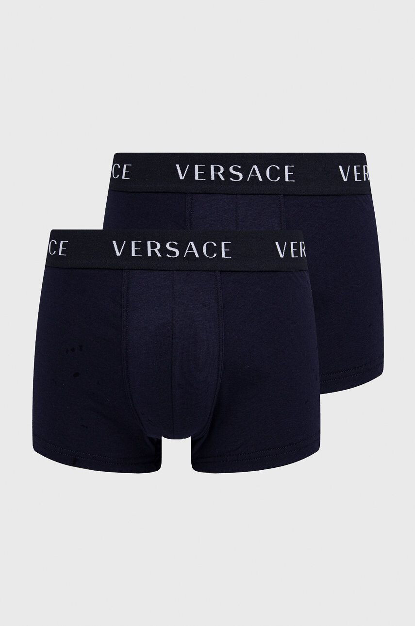 Versace Боксерки (2-pack) мъжки в тъмносиньо - Pepit.bg