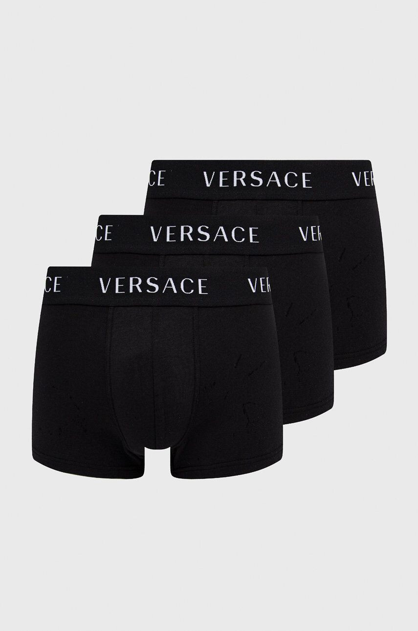 Versace Боксерки (3 чифта) мъжки в бяло - Pepit.bg