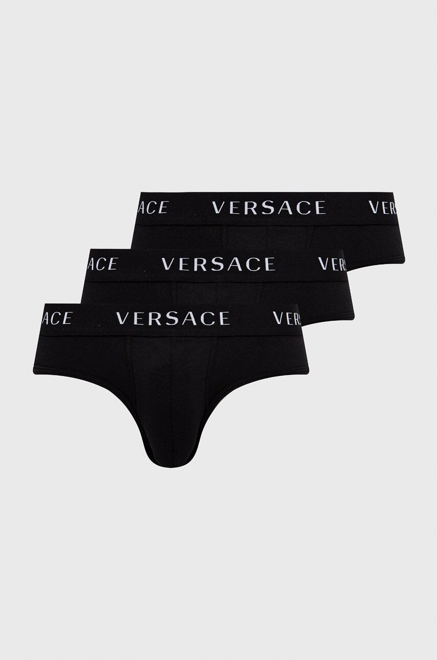 Versace Слипове (3 чифта) мъжки в черно - Pepit.bg