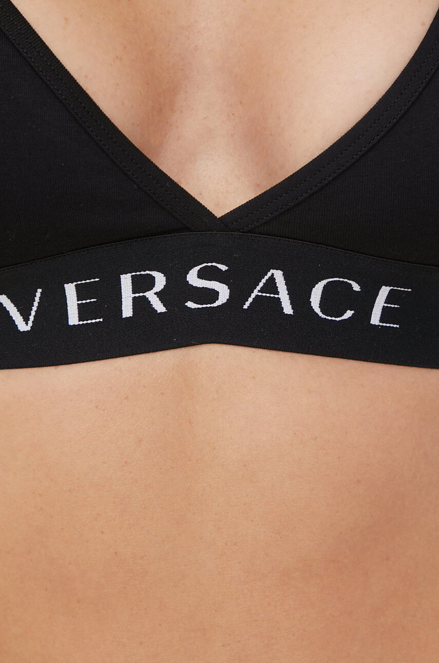 Versace Сутиен в черно с изчистен дизайн - Pepit.bg