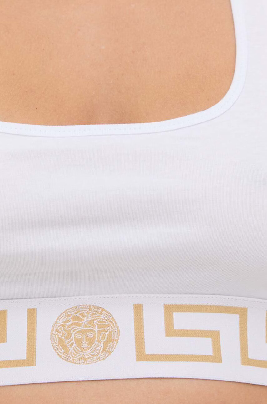 Versace Сутиен в бяло с изчистен дизайн - Pepit.bg