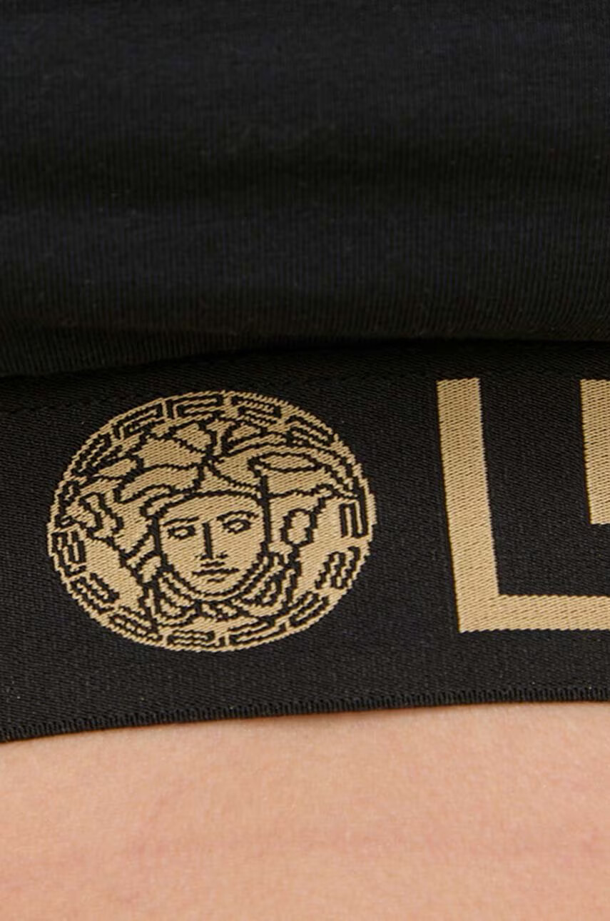 Versace Сутиен в черно с изчистен дизайн - Pepit.bg