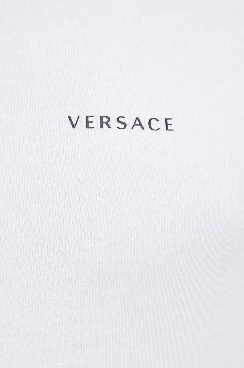 Versace Тениска в бяло с изчистен дизайн - Pepit.bg