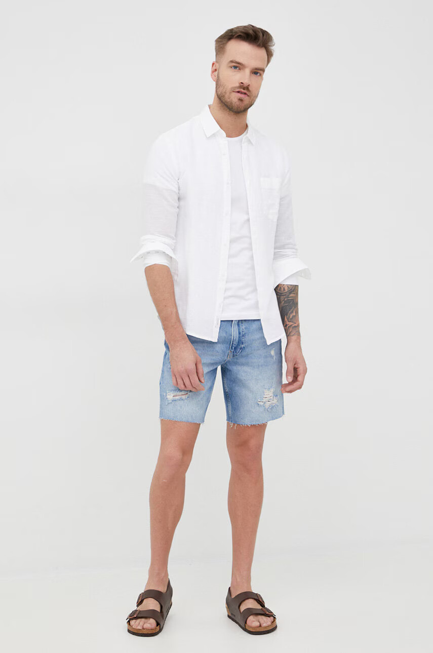 Versace Тениска в бяло с принт - Pepit.bg