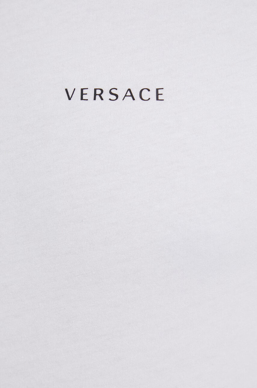 Versace Тениска в бяло с изчистен дизайн - Pepit.bg