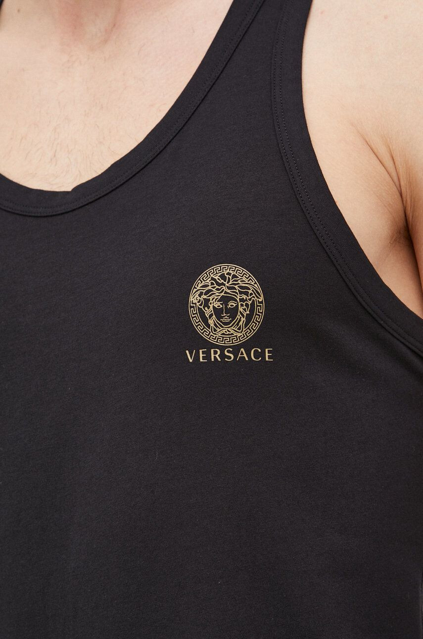 Versace Тениска в черно - Pepit.bg