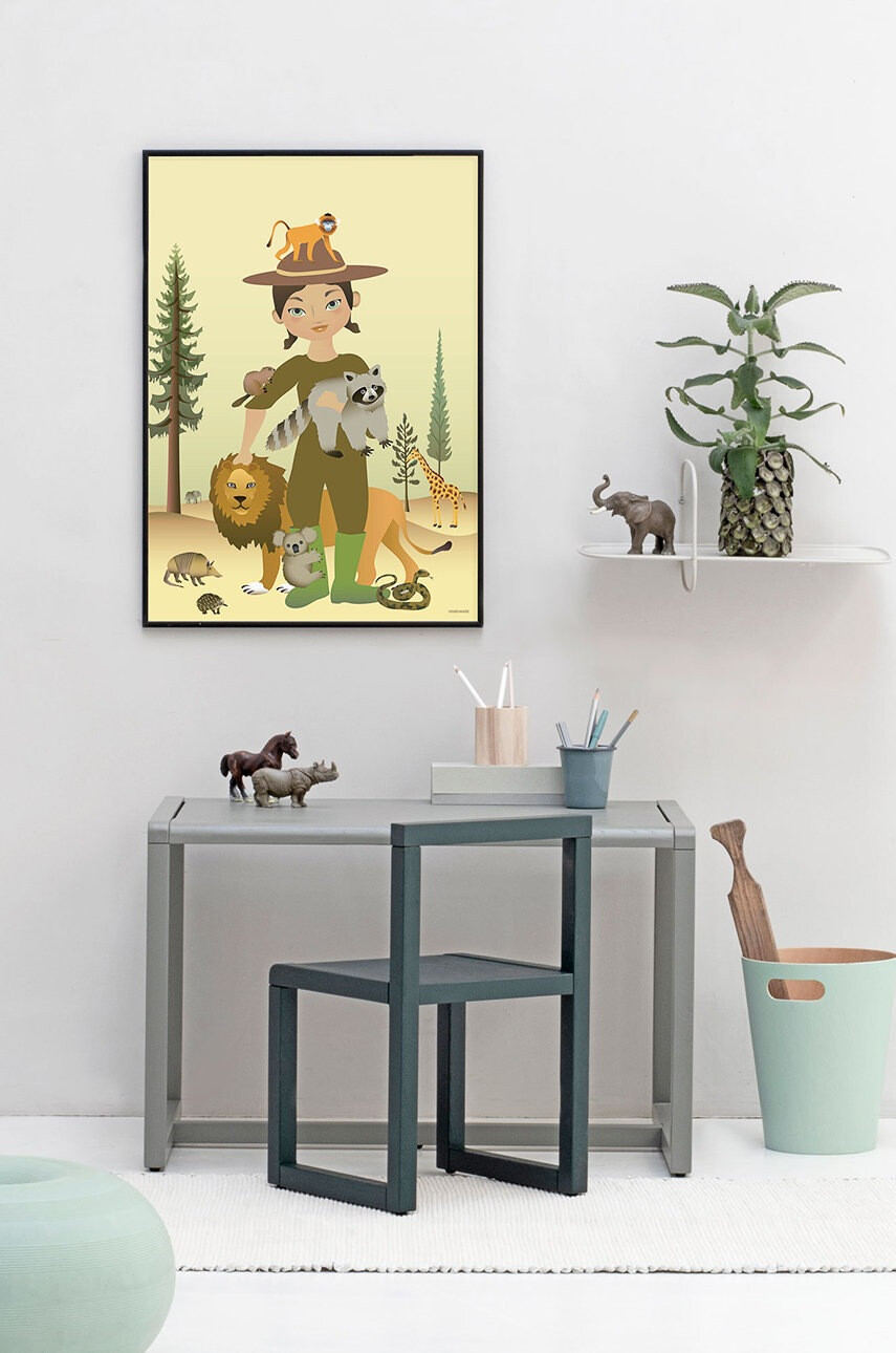 Vissevasse Постер The Zookeeper 30x40 cm - Pepit.bg