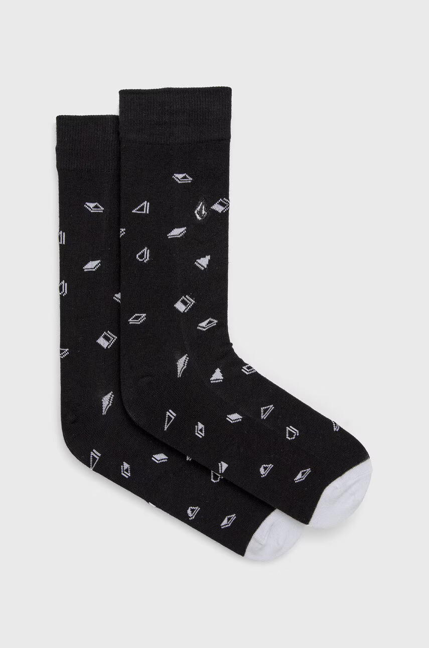 Volcom Чорапи мъжки в черно - Pepit.bg