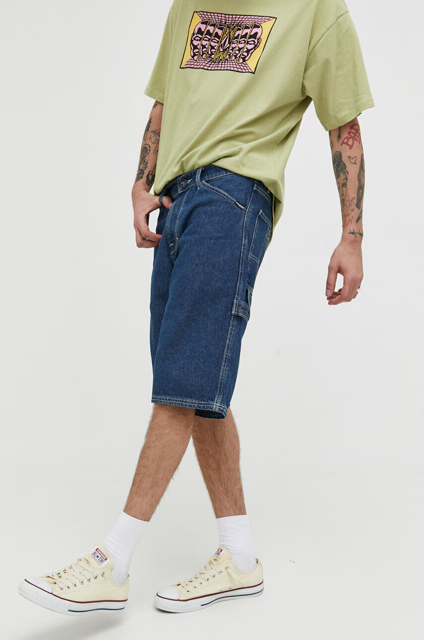 Volcom Дънкови къси панталони в синьо - Pepit.bg