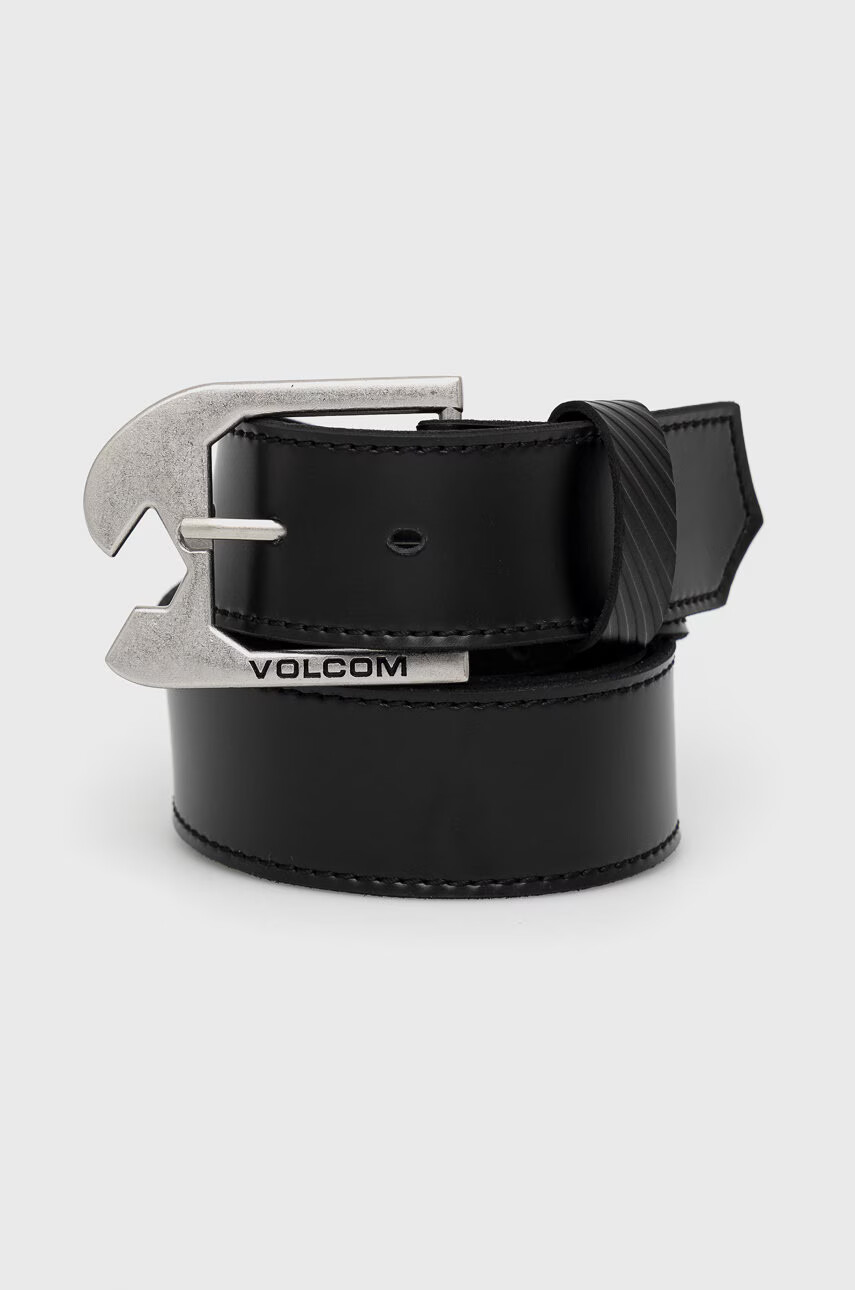 Volcom Кожен колан мъжки в черно - Pepit.bg