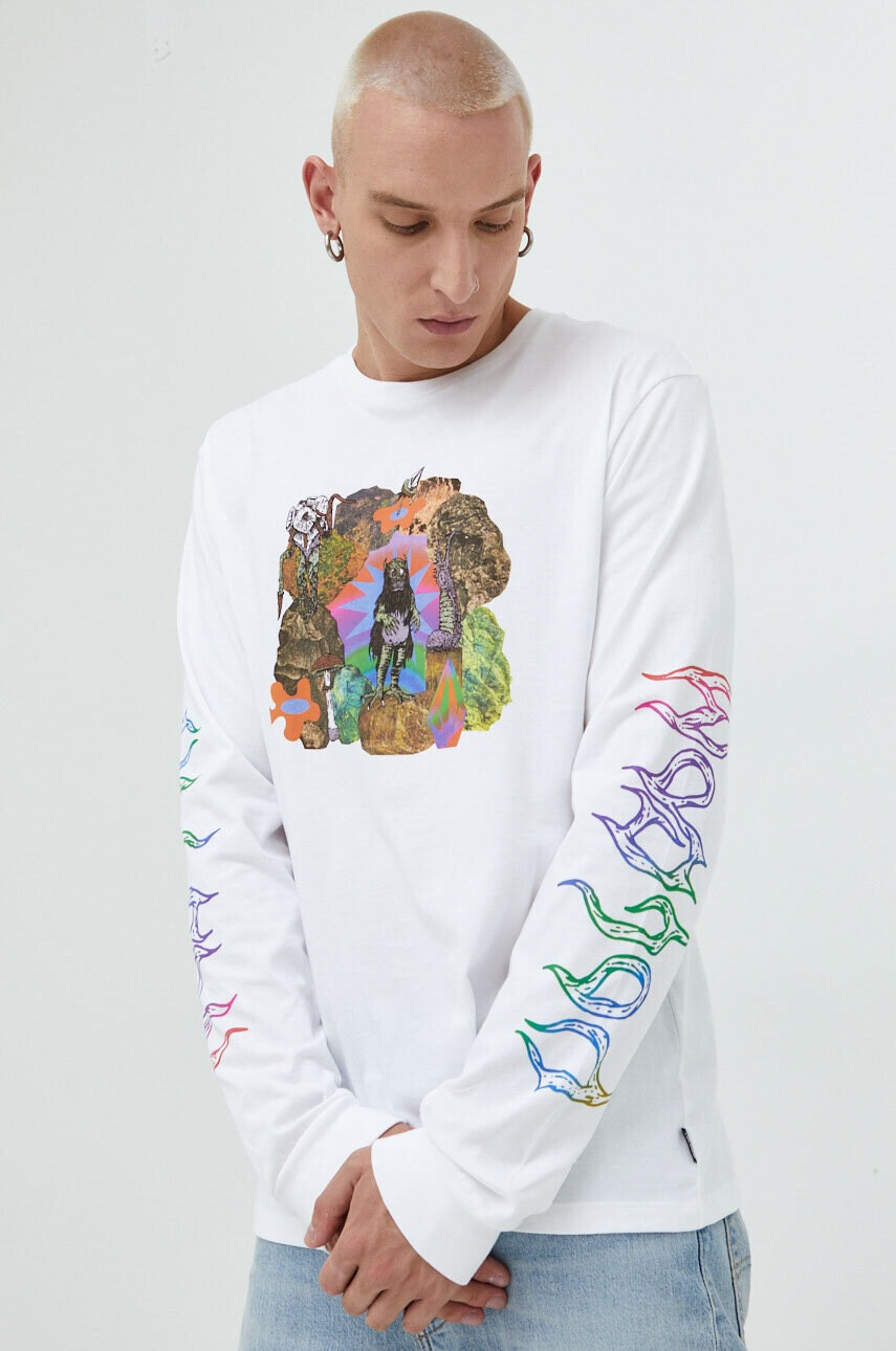 Volcom Памучна блуза с дълги ръкави - Pepit.bg