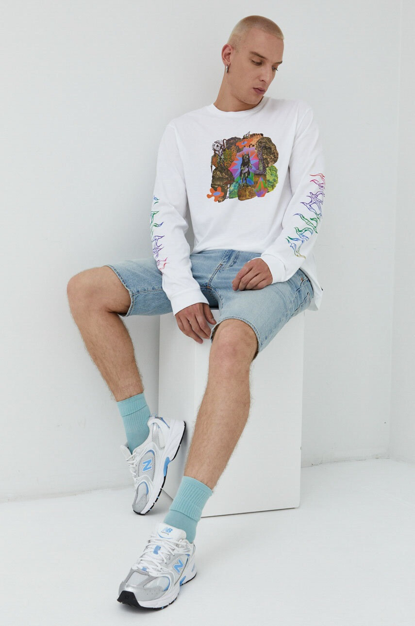 Volcom Памучна блуза с дълги ръкави - Pepit.bg