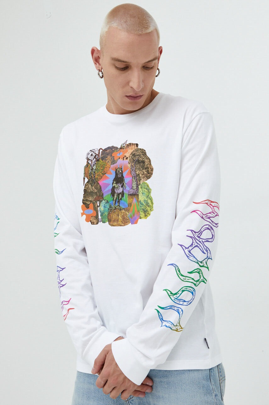 Volcom Памучна блуза с дълги ръкави - Pepit.bg