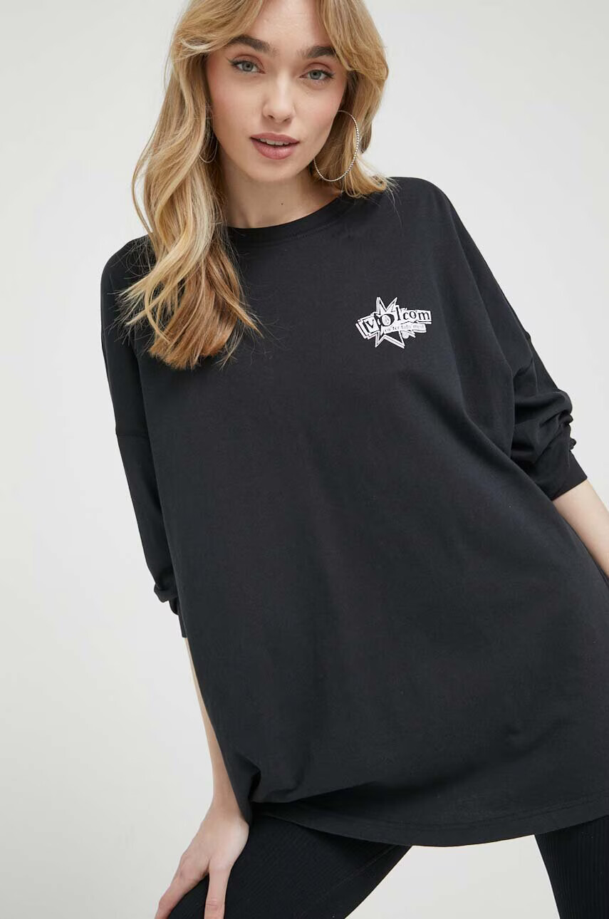 Volcom Памучна блуза с дълги ръкави - Pepit.bg