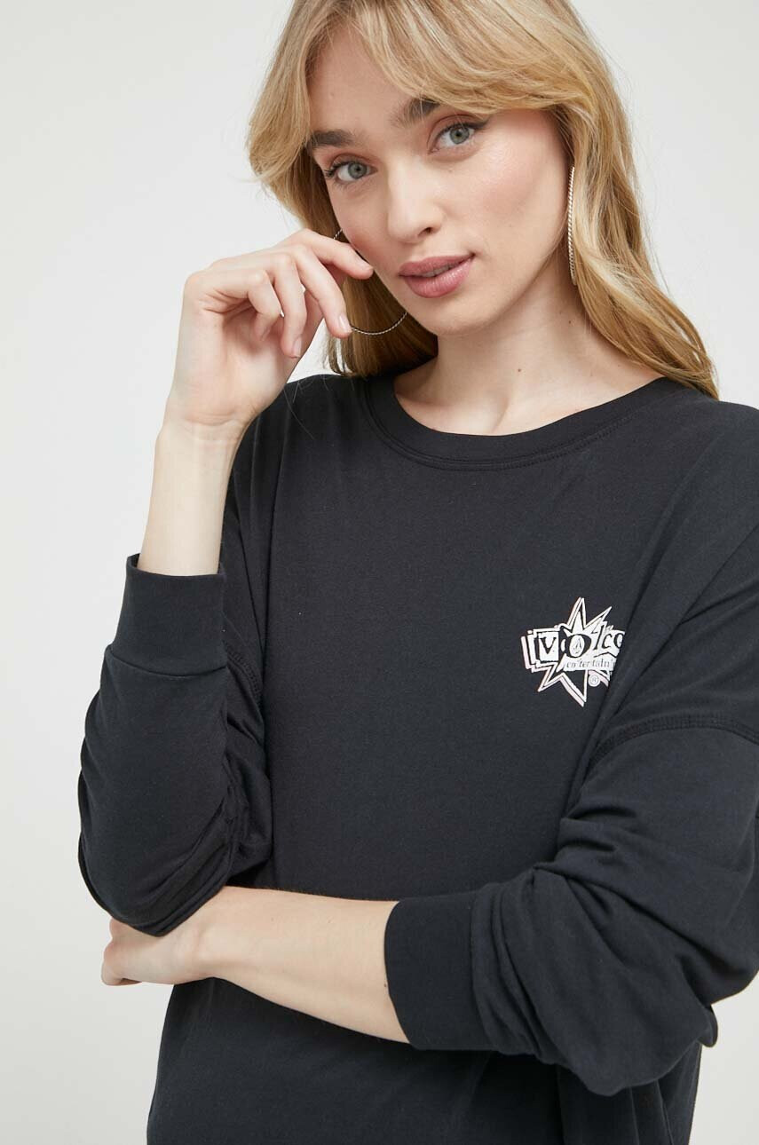 Volcom Памучна блуза с дълги ръкави - Pepit.bg