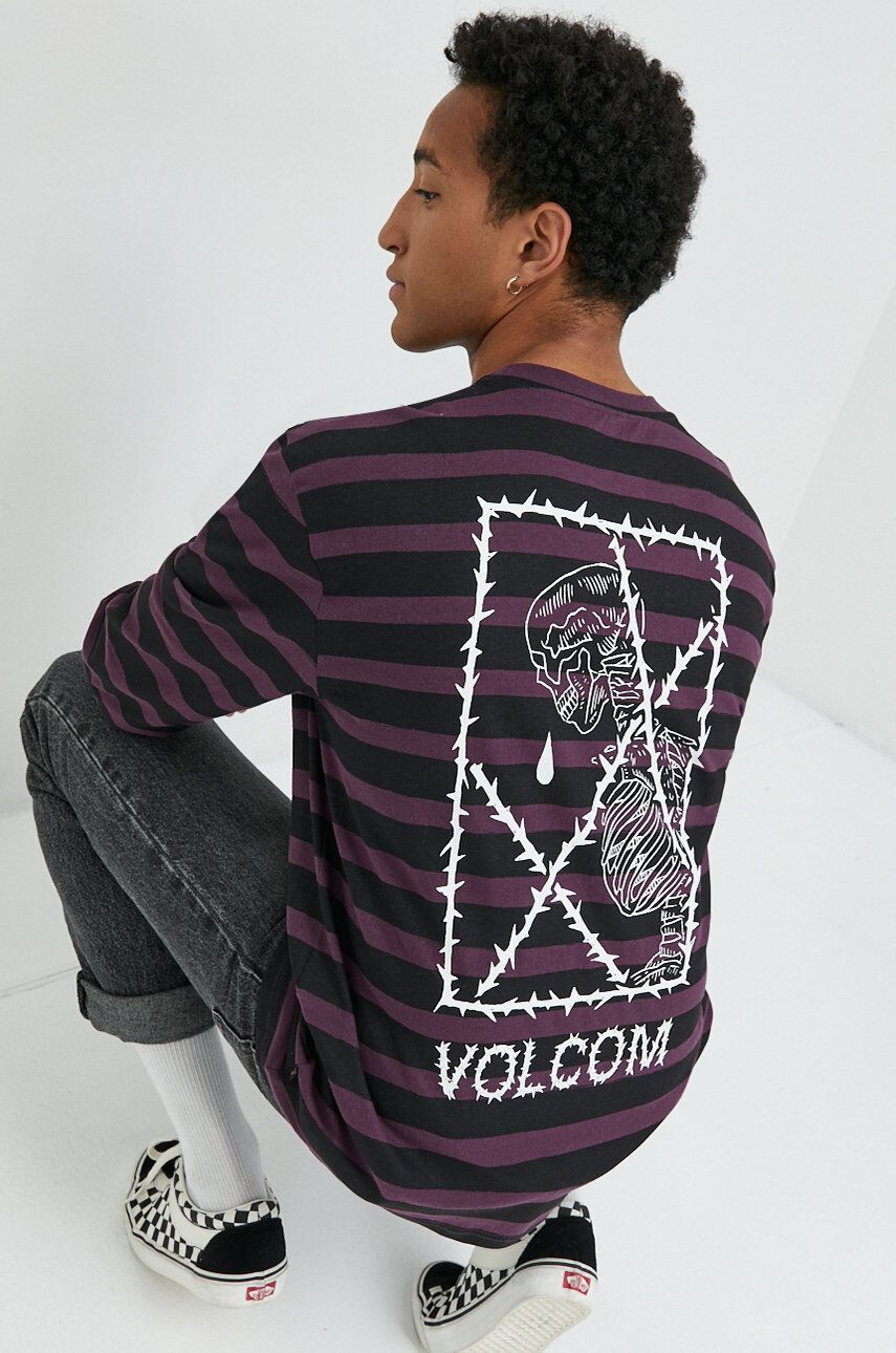 Volcom Памучна блуза с дълги ръкави X Vaderetro - Pepit.bg