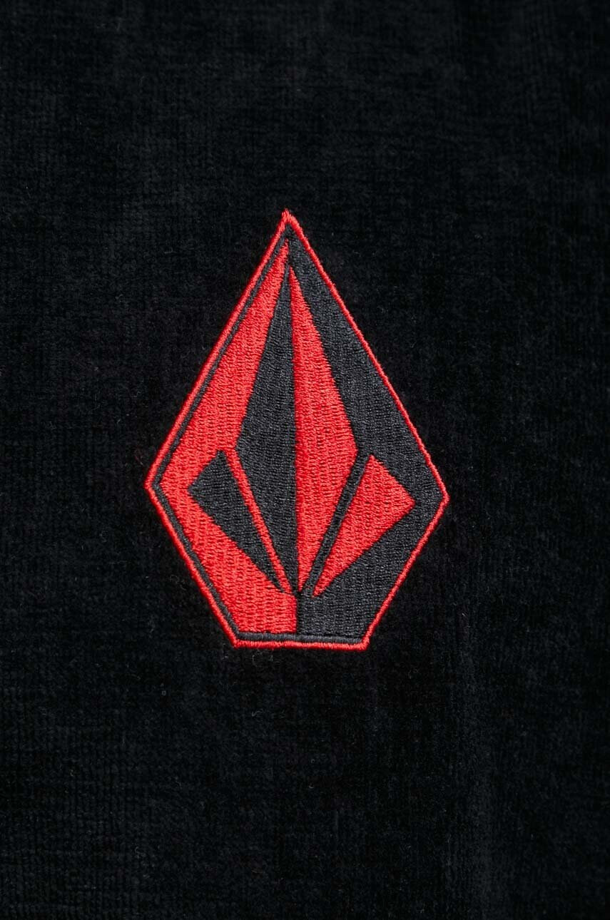 Volcom Памучна кърпа в черно - Pepit.bg