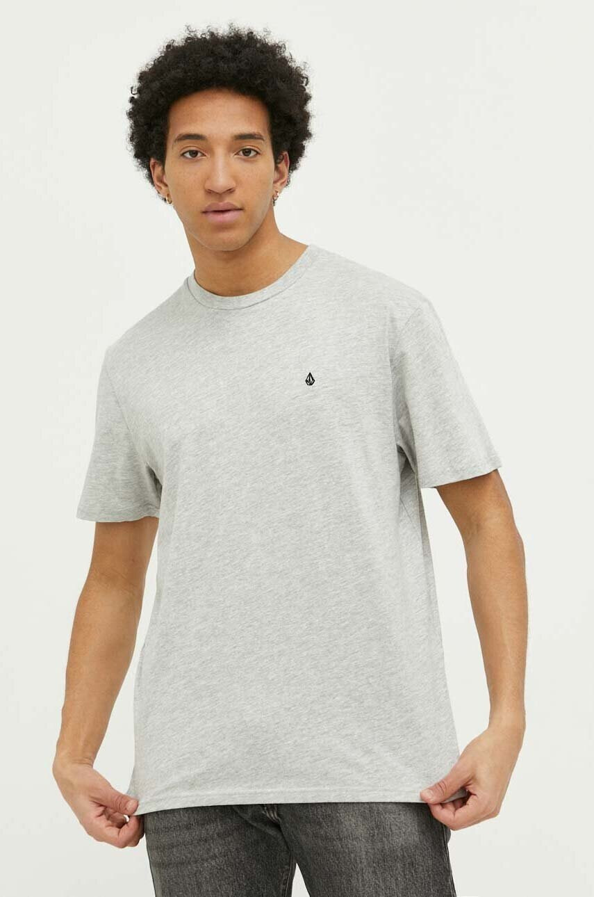 Volcom Тениска в сиво меланж на - Pepit.bg