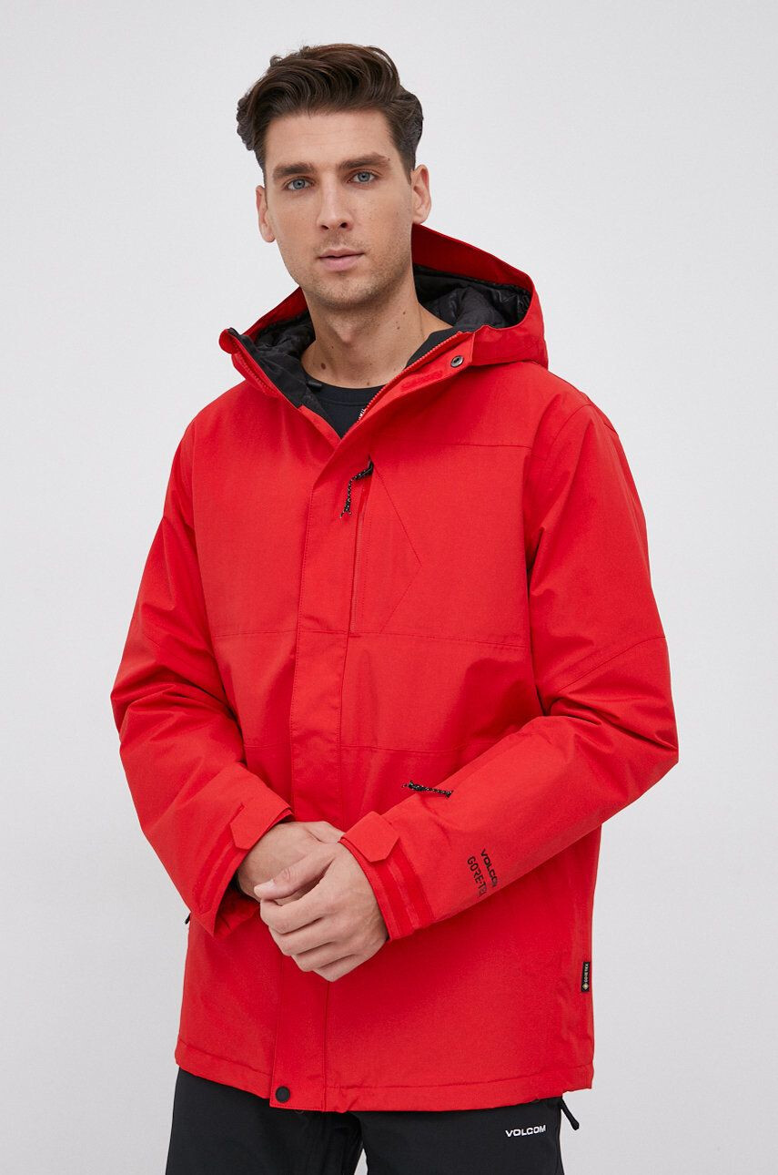 Volcom Яке за сноуборд в червено с Gore-Tex - Pepit.bg