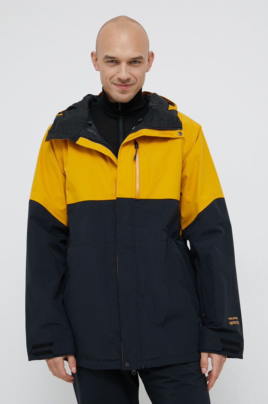 Volcom Яке за сноуборд мъжко в жълто с Gore-Tex - Pepit.bg