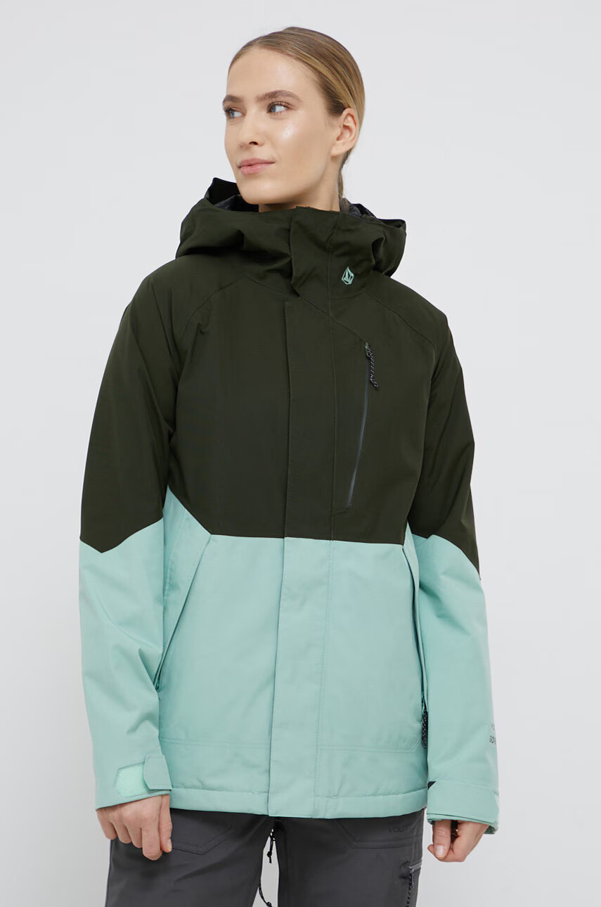 Volcom Яке за сноуборд в зелено с Gore-Tex - Pepit.bg