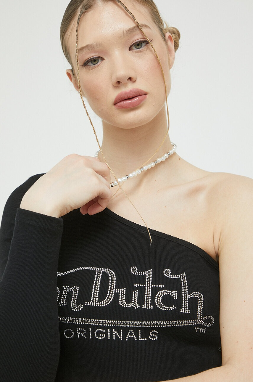 Von Dutch Блуза с дълги ръкави в черно - Pepit.bg
