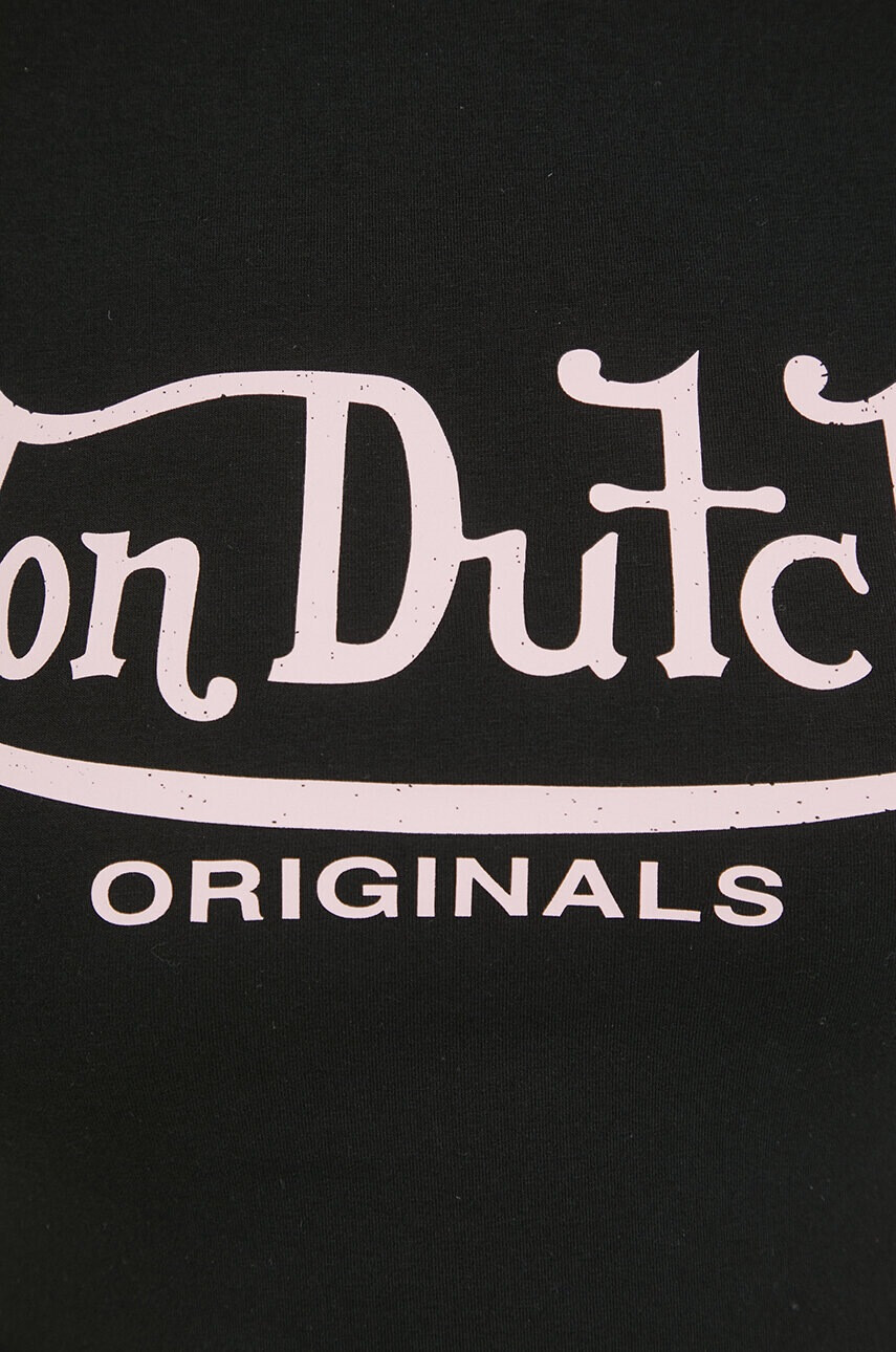 Von Dutch Тениска в черно - Pepit.bg