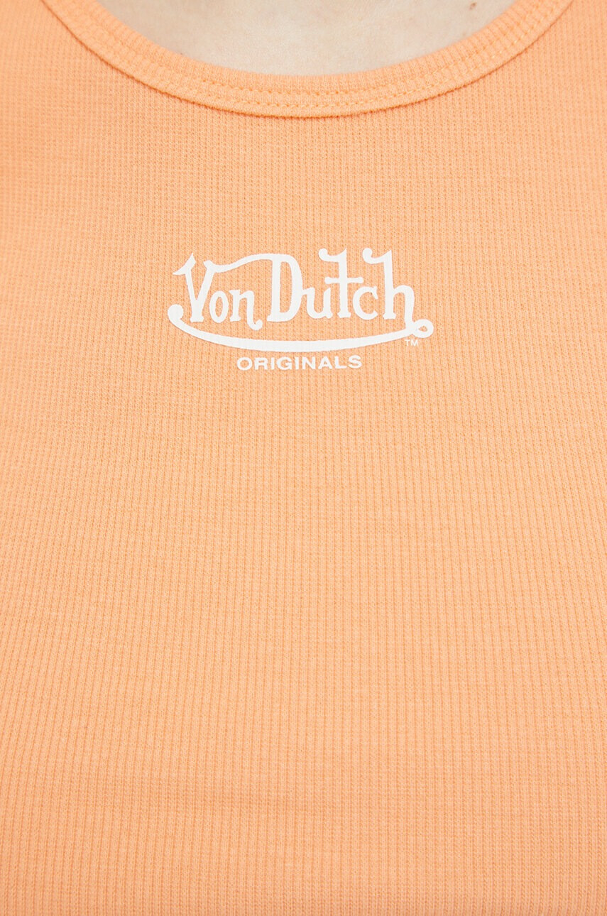 Von Dutch Топ дамски в оранжево - Pepit.bg