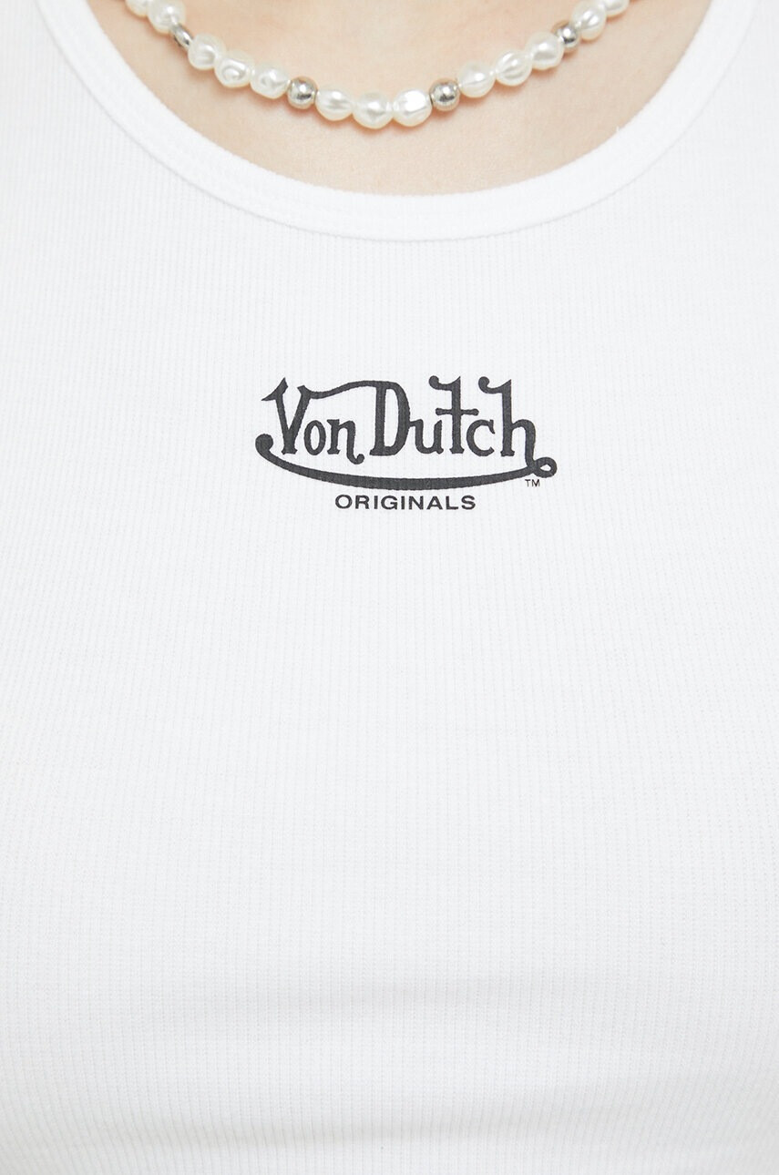 Von Dutch Топ дамски в бяло - Pepit.bg